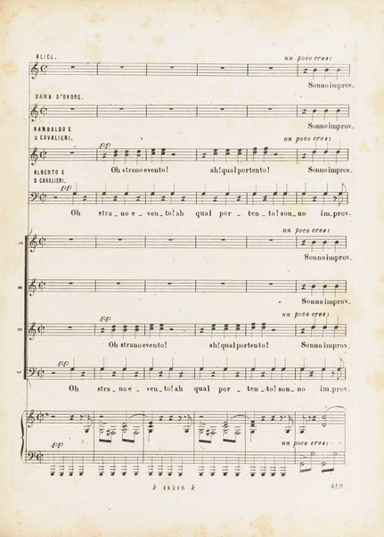 Roberto il diavolo : opera in cinque atti / poesia di Scribe e Delavigne ; recata in versi italiani da A. C. di Siena ; musica di G. Meyerbeer
