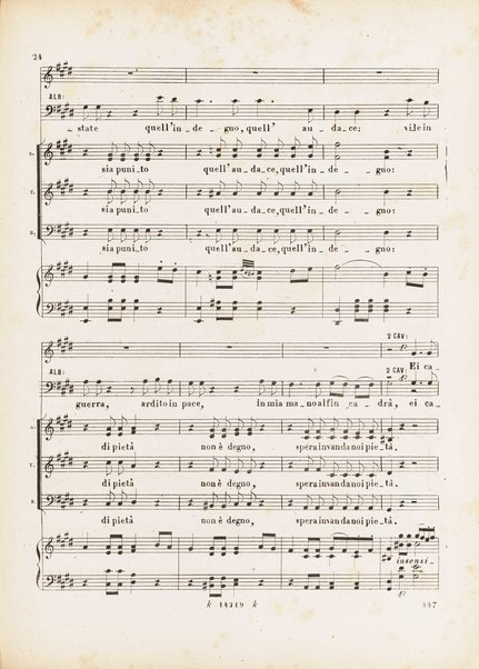 Roberto il diavolo : opera in cinque atti / poesia di Scribe e Delavigne ; recata in versi italiani da A. C. di Siena ; musica di G. Meyerbeer