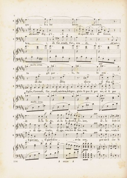 Roberto il diavolo : opera in cinque atti / poesia di Scribe e Delavigne ; recata in versi italiani da A. C. di Siena ; musica di G. Meyerbeer