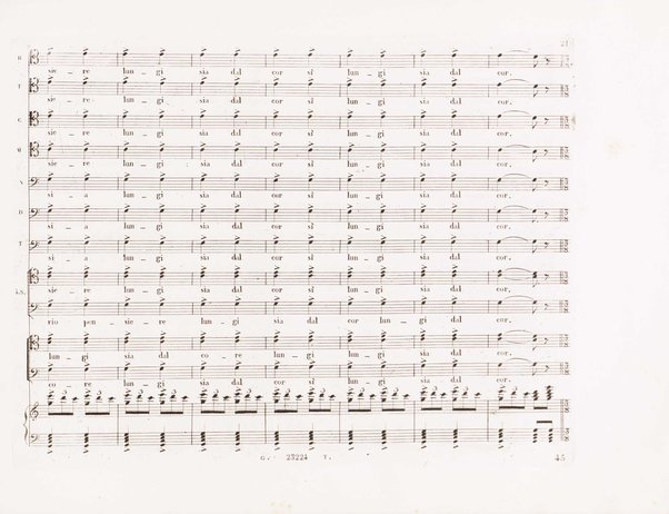 Gli ugonotti : opera in cinque atti / parole di Scribe ; musica el maestro Giacomo Meyerbeer