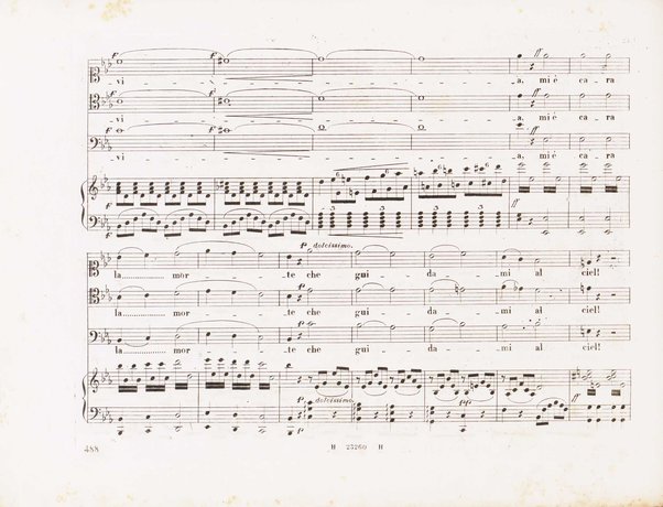 Gli ugonotti : opera in cinque atti / parole di Scribe ; musica el maestro Giacomo Meyerbeer