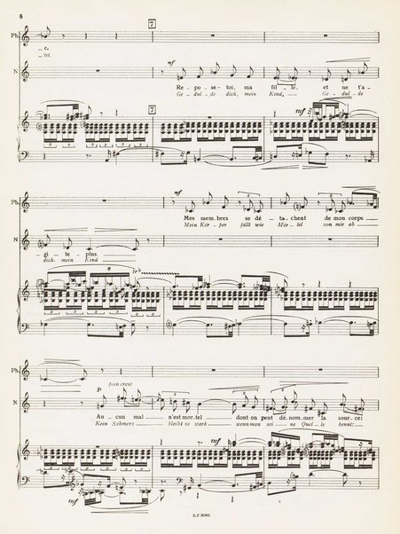 Phèdre : opéra en 5 scénes : op. 58 / paroles de Yvam Goll ; musique Marcel Mihalovici