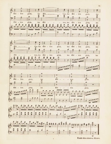 Die Zauberflöte : Oper / von Emanuel Schikaneder ; Musik von W. A. Mozart ; vollständiger Klavierauszug mit der Partitur verglichen von H. E. Marschner