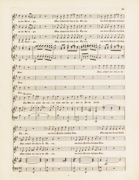 Die Zauberflöte : Oper / von Emanuel Schikaneder ; Musik von W. A. Mozart ; vollständiger Klavierauszug mit der Partitur verglichen von H. E. Marschner