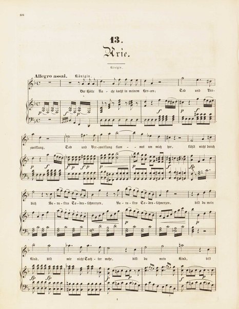 Die Zauberflöte : Oper / von Emanuel Schikaneder ; Musik von W. A. Mozart ; vollständiger Klavierauszug mit der Partitur verglichen von H. E. Marschner