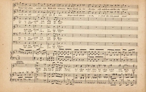 Così fan tutte : komische Oper in zwei Aufzügen / von W. A. Mozart