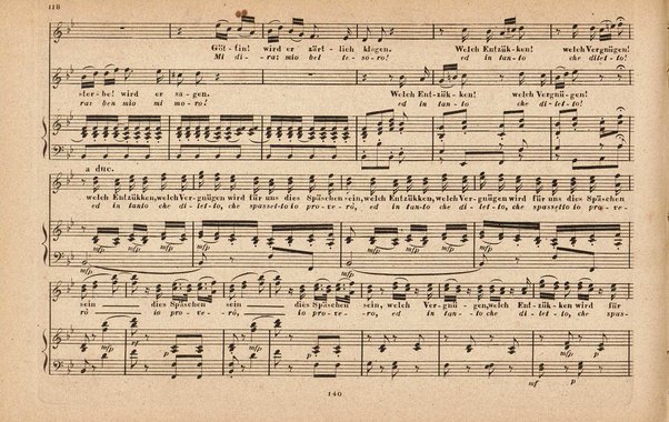 Così fan tutte : komische Oper in zwei Aufzügen / von W. A. Mozart