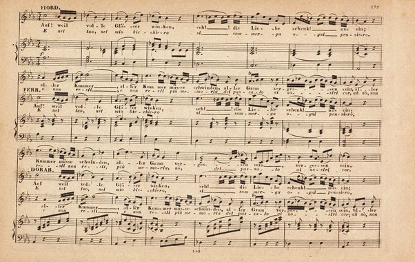 Così fan tutte : komische Oper in zwei Aufzügen / von W. A. Mozart