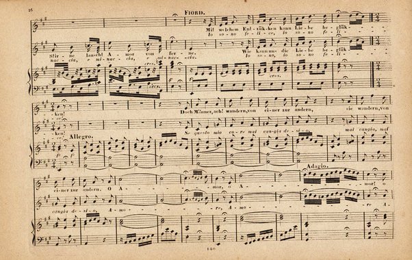 Così fan tutte : komische Oper in zwei Aufzügen / von W. A. Mozart