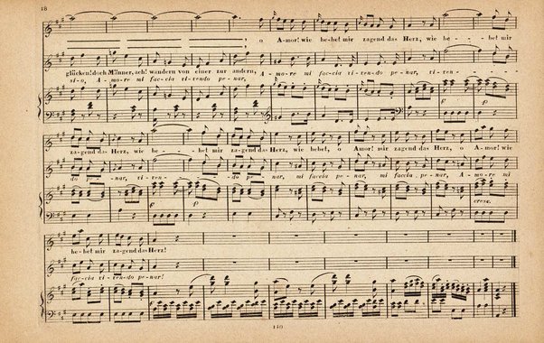 Così fan tutte : komische Oper in zwei Aufzügen / von W. A. Mozart