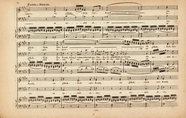 Così fan tutte : komische Oper in zwei Aufzügen / von W. A. Mozart