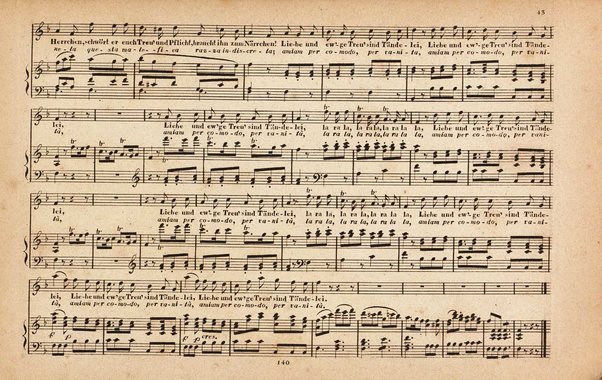 Così fan tutte : komische Oper in zwei Aufzügen / von W. A. Mozart