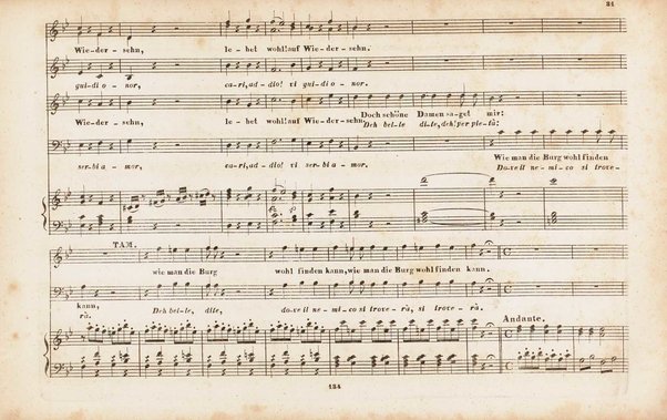 Die Zauberflöte : grosse Oper in zwei Aufzügen / von W. A. Mozart