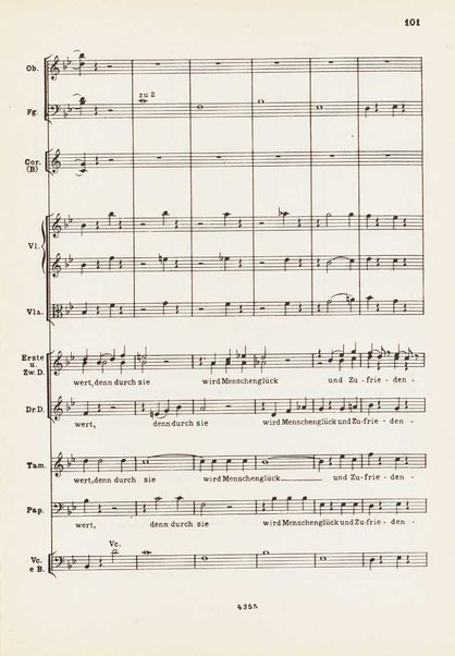 Die Zauberflöte : Oper in zwei Aufzügen : KV 620 / W. A. Mozart ; Text von Emanuel Schikaneder ; nach dem Autograph revidiert und mit Einführung versehen von Hermann Abert