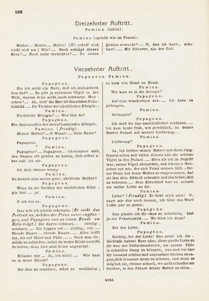 Die Zauberflöte : Oper in zwei Aufzügen : KV 620 / W. A. Mozart ; Text von Emanuel Schikaneder ; nach dem Autograph revidiert und mit Einführung versehen von Hermann Abert