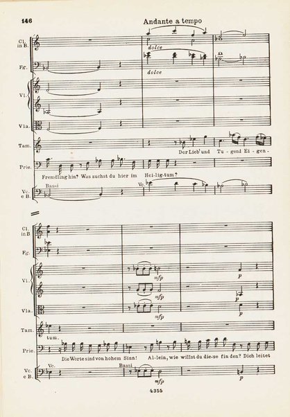 Die Zauberflöte : Oper in zwei Aufzügen : KV 620 / W. A. Mozart ; Text von Emanuel Schikaneder ; nach dem Autograph revidiert und mit Einführung versehen von Hermann Abert