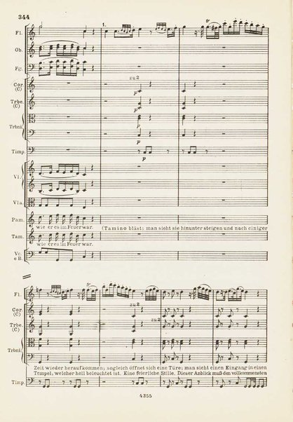 Die Zauberflöte : Oper in zwei Aufzügen : KV 620 / W. A. Mozart ; Text von Emanuel Schikaneder ; nach dem Autograph revidiert und mit Einführung versehen von Hermann Abert