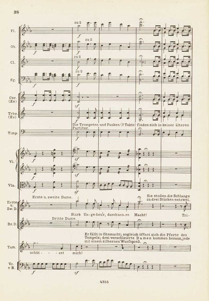 Die Zauberflöte : Oper in zwei Aufzügen : KV 620 / W. A. Mozart ; Text von Emanuel Schikaneder ; nach dem Autograph revidiert und mit Einführung versehen von Hermann Abert