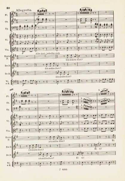 Die Zauberflöte : Oper in zwei Aufzügen : KV 620 / W. A. Mozart ; Text von Emanuel Schikaneder ; nach dem Autograph revidiert und mit Einführung versehen von Hermann Abert