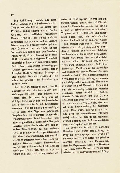 Die Zauberflöte : Oper in zwei Aufzügen : KV 620 / W. A. Mozart ; Text von Emanuel Schikaneder ; nach dem Autograph revidiert und mit Einführung versehen von Hermann Abert