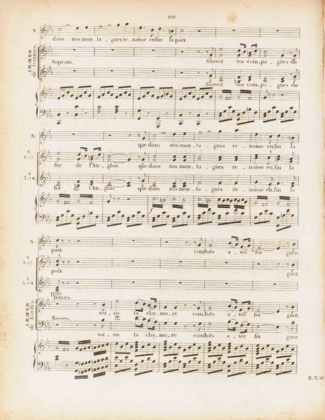 Robert Bruce : opéra en trois actes / paroles de mm. Alph. Royer et Gustave Vaëz ; musique de G. Rossini ; avec accompagnement de piano par Niedermeyer