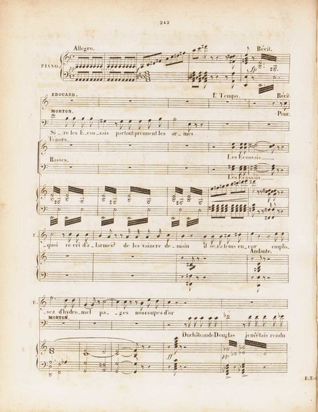 Robert Bruce : opéra en trois actes / paroles de mm. Alph. Royer et Gustave Vaëz ; musique de G. Rossini ; avec accompagnement de piano par Niedermeyer