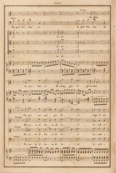 La donna del lago : opera seria / posta in musica e ridotta per il piano forte da Rossini le 31 Auot 1849