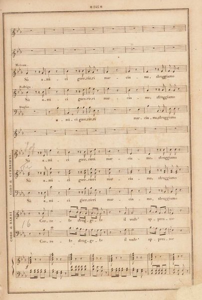 La donna del lago : opera seria / posta in musica e ridotta per il piano forte da Rossini le 31 Auot 1849