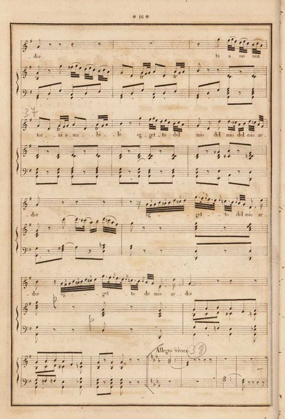 La donna del lago : opera seria / posta in musica e ridotta per il piano forte da Rossini le 31 Auot 1849