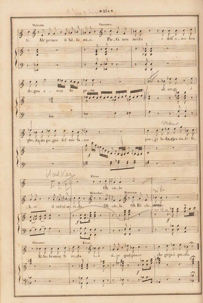 La donna del lago : opera seria / posta in musica e ridotta per il piano forte da Rossini le 31 Auot 1849