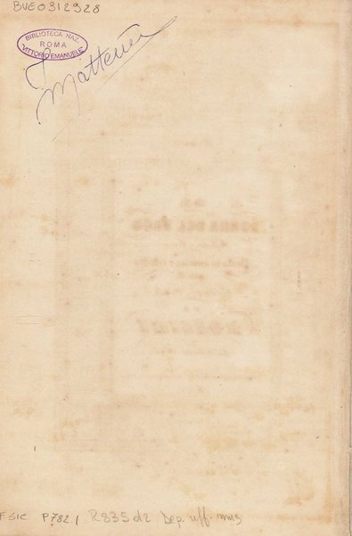 La donna del lago : opera seria / posta in musica e ridotta per il piano forte da Rossini le 31 Auot 1849