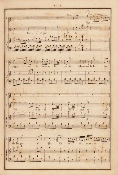 La donna del lago : opera seria / posta in musica e ridotta per il piano forte da Rossini le 31 Auot 1849