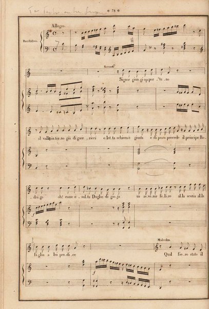 La donna del lago : opera seria / posta in musica e ridotta per il piano forte da Rossini le 31 Auot 1849