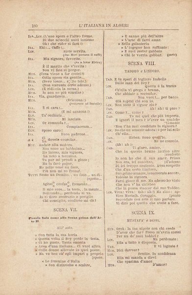 L'italiana in Algeri : melodramma giocoso in due atti / di Gioachino Rossini  [Introduzione di Amintore Galli]