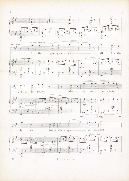 Il guarany : opera-ballo in quattro atti / posta in musica dal M.º cav. A. Carlos Gomes