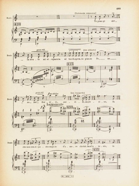 Beatrice Cenci : tragedia in tre atti / di Vittorio Viviani ; [musica di! Guido Pannain ; riduzione per canto e pianoforte di Renato Parodi