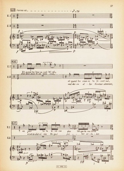 La mort de don Juan : azione in musica / da Oscar V. de L. Milosz ; [musica di! Roman Palester ; (Deutsch von Anton Gronen Kubitzki)