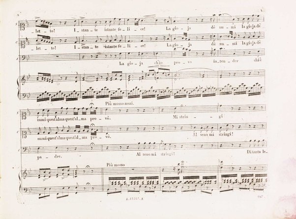 Saffo : tragedia lirica in 3 parti di S. Cammarano / musica del maestro cavaliere Giovanni Pacini