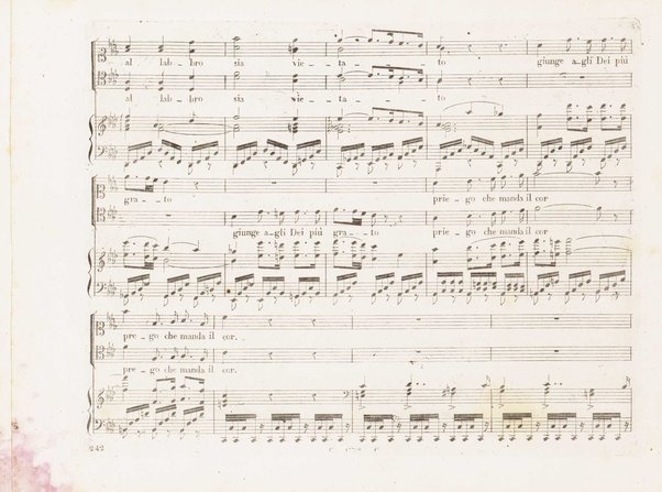 Saffo : tragedia lirica in 3 parti di S. Cammarano / musica del maestro cavaliere Giovanni Pacini