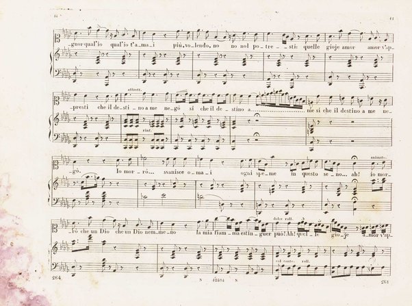 Saffo : tragedia lirica in 3 parti di S. Cammarano / musica del maestro cavaliere Giovanni Pacini