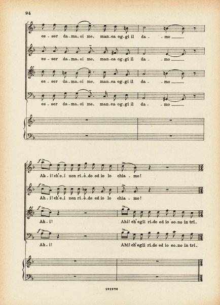 La bisbetica domata : quattro atti di Arturo Rossato (dalla commedia di G. Shakespeare) / per la musica di Mario Persico ; riduzione per canto e pianoforte di Mario Pilati