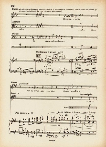 La bisbetica domata : quattro atti di Arturo Rossato (dalla commedia di G. Shakespeare) / per la musica di Mario Persico ; riduzione per canto e pianoforte di Mario Pilati