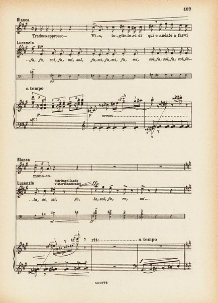 La bisbetica domata : quattro atti di Arturo Rossato (dalla commedia di G. Shakespeare) / per la musica di Mario Persico ; riduzione per canto e pianoforte di Mario Pilati