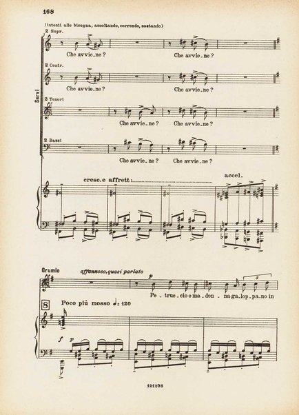 La bisbetica domata : quattro atti di Arturo Rossato (dalla commedia di G. Shakespeare) / per la musica di Mario Persico ; riduzione per canto e pianoforte di Mario Pilati