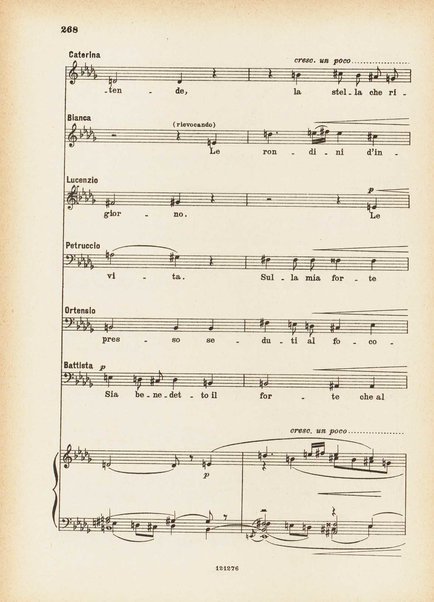 La bisbetica domata : quattro atti di Arturo Rossato (dalla commedia di G. Shakespeare) / per la musica di Mario Persico ; riduzione per canto e pianoforte di Mario Pilati