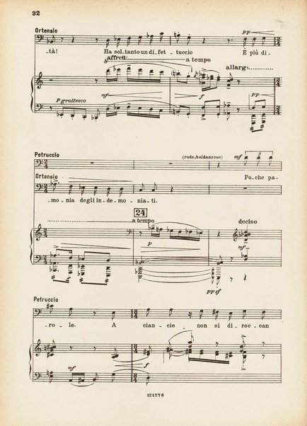 La bisbetica domata : quattro atti di Arturo Rossato (dalla commedia di G. Shakespeare) / per la musica di Mario Persico ; riduzione per canto e pianoforte di Mario Pilati