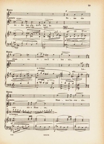 La bisbetica domata : quattro atti di Arturo Rossato (dalla commedia di G. Shakespeare) / per la musica di Mario Persico ; riduzione per canto e pianoforte di Mario Pilati