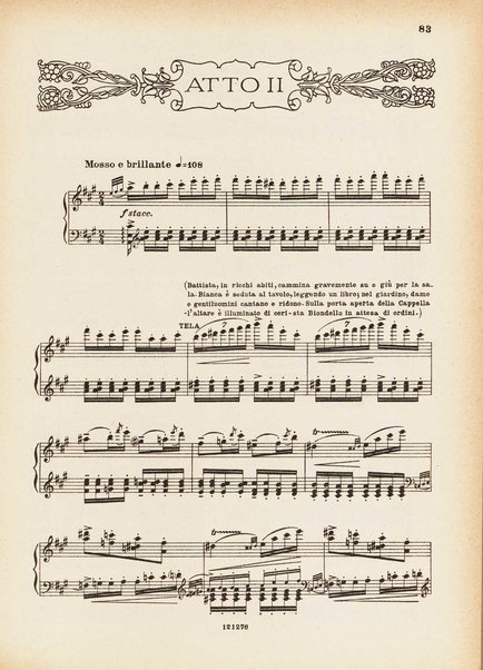 La bisbetica domata : quattro atti di Arturo Rossato (dalla commedia di G. Shakespeare) / per la musica di Mario Persico ; riduzione per canto e pianoforte di Mario Pilati