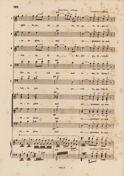 I promessi sposi : melodramma in 4 parti / musica di Amilcare Ponchielli ; riduzione per canto e pianoforte di V. H. Zavertal