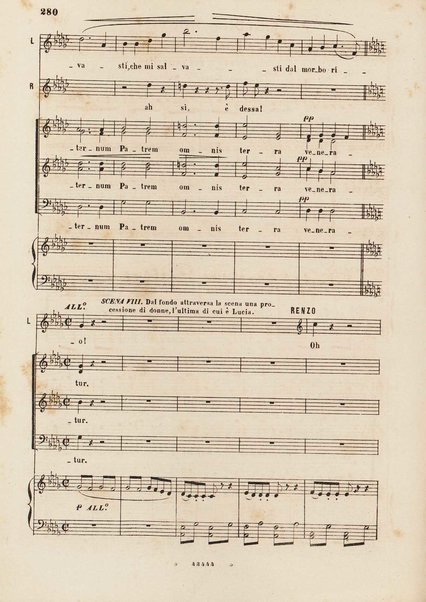 I promessi sposi : melodramma in 4 parti / musica di Amilcare Ponchielli ; riduzione per canto e pianoforte di V. H. Zavertal